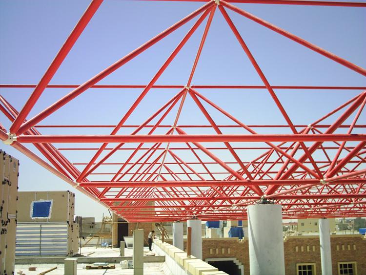 Kuveyt School Space Frame System Roof ( 3 Adet ) 